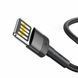 кабель USB&rarr;Lightning Baseus Cafule Cable Special Edition 1 метр 2.4A Grey+Black (CALKLF-GG1) CALKLF-GG1 фото 3