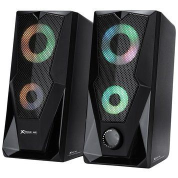 колонки XTRIKE ME RGB Backlight SK-501 Black 2 x 3W, USB, LED подсветка XSK-501 фото