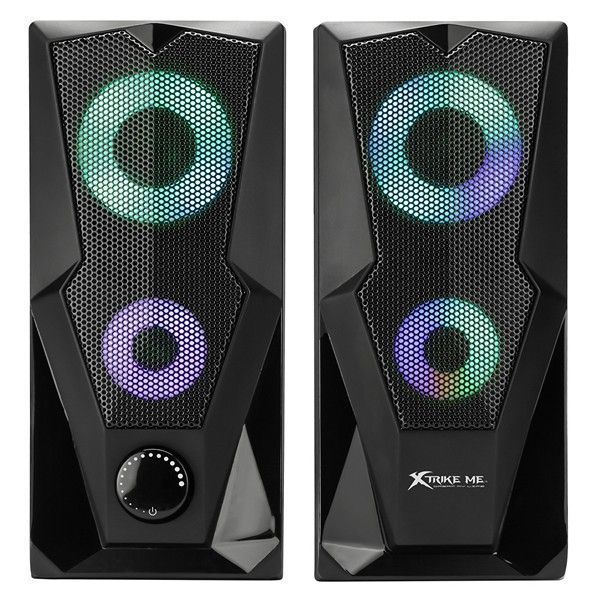 колонки XTRIKE ME RGB Backlight SK-501 Black 2 x 3W, USB, LED подсветка XSK-501 фото