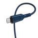 Кабель usb AM-microUSB Hoco X59 Victory 1 метр 2.4A круглый в оплетке Blue 6931474744913 фото 2