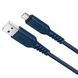 Кабель usb AM-microUSB Hoco X59 Victory 1 метр 2.4A круглый в оплетке Blue 6931474744913 фото 1