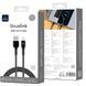 кабель USB&rarr;iP WIWU Wi-C074 Duralink Series Nylon Braided Cable 12W 2,4A Black 6977703654707 фото 2