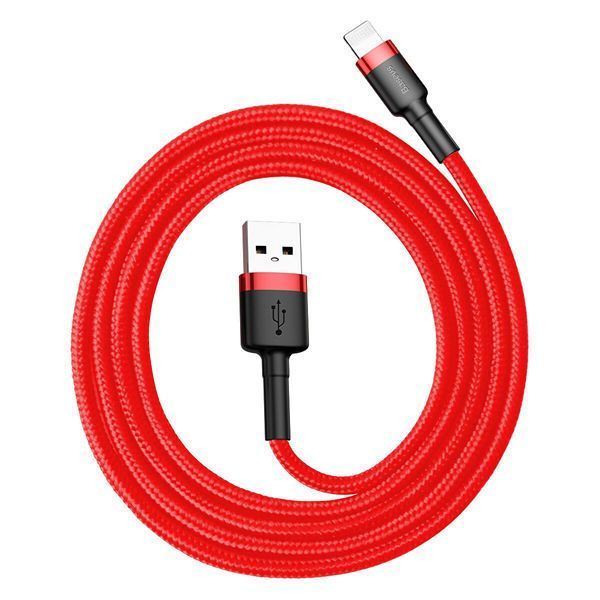 кабель USB&rarr;Lightning Baseus Cafule Cable 1 метр 2,4A Red (CALKLF-B09) CALKLF-B09 фото