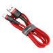 кабель USB&rarr;Lightning Baseus Cafule Cable 1 метр 2,4A Red (CALKLF-B09) CALKLF-B09 фото 3