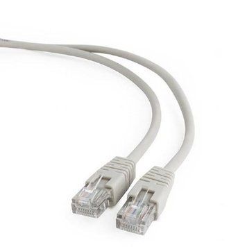 патч-корд литой UTP RJ45 CAT5e 15м, Cablexpert (PP12-15M), AWG26 CCA (50u), серый PP12-15M фото
