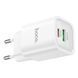 МЗП 1*Type-C + 1*USB 30 Watt HOCO C149A Charm PD30W+QC3.0 charger (EU) White 6942007630337 фото 3