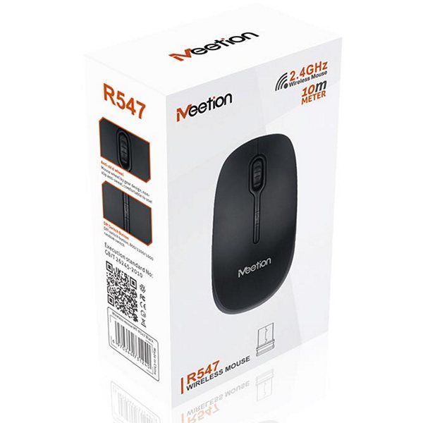 Миша радіо MEETION MT-R547 Black MT-R547B фото