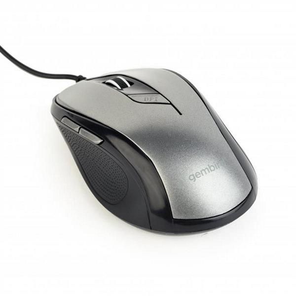 Мышь usb Gembird MUS-6B-01 Black/Grey MUS-6B-01-BG фото