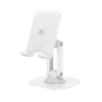 Тримач для мобільного HOCO HD6 Winner dual-axis rotating desktop stand "4.5-7" White 6942007602389 фото