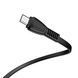 Кабель usb AM-microUSB Hoco X40 Flat Noah 1 метр 2.4A плоский ПВХ Black 6931474711670 фото 2