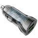 АЗП 2*USB Hoco Z47 Transparent Discovery 20W QC3.0 set(Micro) Black 6931474782236 фото 3