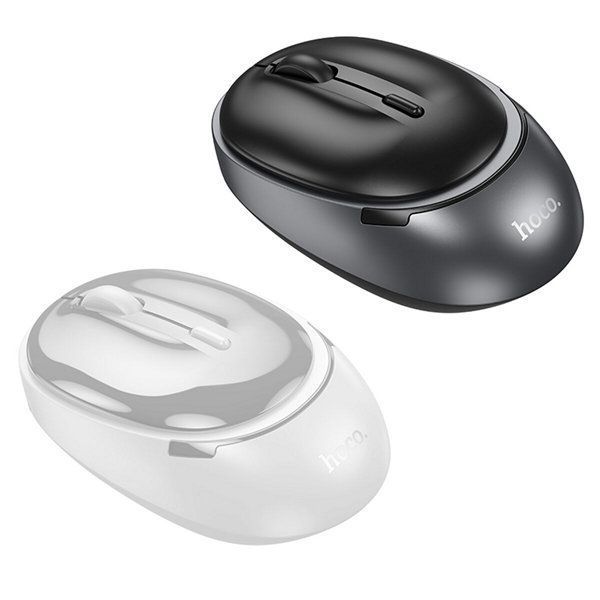 Мишь бездротова + Bluetooth HOCO GM34 Nuevo dual-mode business Black/Metal Gray 6942007632782 фото
