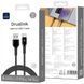 Кабель USB&rarr;Type C WIWU Wi-C073 Duralink Series Nylon 1 метр 3А, 27 W Black 6977703654691 фото 2