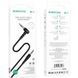 Кабель аудио AUX 1м BOROFONE BL10 угловой Black (BL10-1B) 6974443382167 фото 2