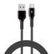 Кабель USB&rarr;Type C WIWU Wi-C073 Duralink Series Nylon 1 метр 3А, 27 W Black 6977703654691 фото 1
