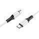 Кабель Type C&rarr;Type C BOROFONE BX79 silicone 60W 1 метр 3A White 6974443384819 фото 1