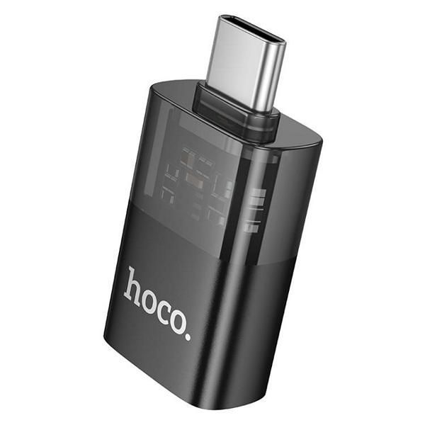 OTG adapter (Type-C to USB) HOCO UA36B USB3.0 OTG| Black 6942007647199 фото