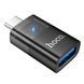 OTG adapter (Type-C to USB) HOCO UA36B USB3.0 OTG| Black 6942007647199 фото 1