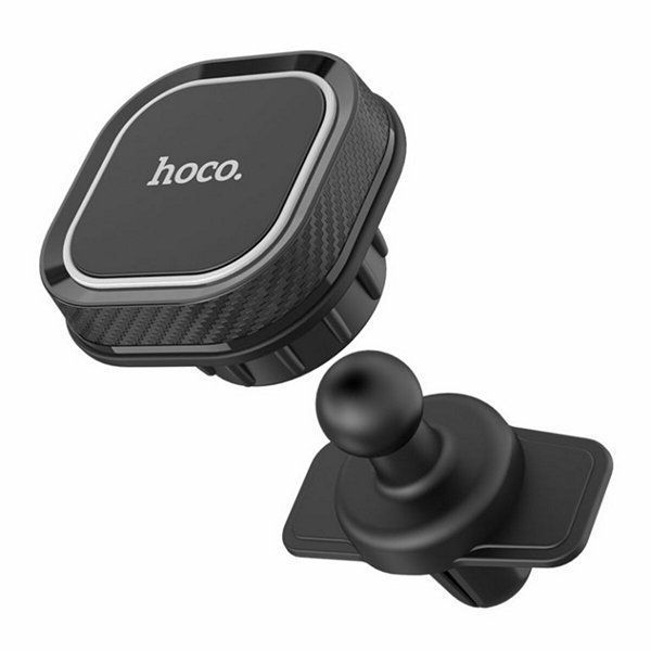 Автотримач HOCO магнітний CA52 Intelligent Air outlet gravity Black+Gray 6931474707529 фото