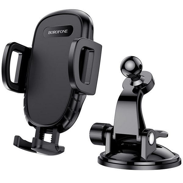 Автотримач BOROFONE механічний BH37 Black 6931474738486 фото