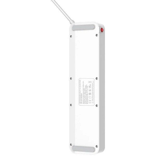 Мережевий фiльтр ProLogix PR-SC4408W мідь, .5 кВт, 4 розетки, 4 USB, 2 м, з вимикачами, White PR-SC4408W фото