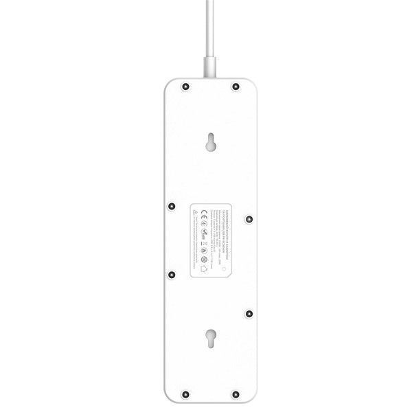 Мережевий фiльтр ProLogix PR-SC5614W) мідь 2.5 кВт, 5 розеток, 6 USB AUTO ID, 2 м, White PR-SC5614W фото