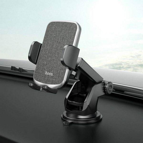 Автотримач HOCO механічний CA95 Polaris push-type telescopic Black 6931474758514 фото