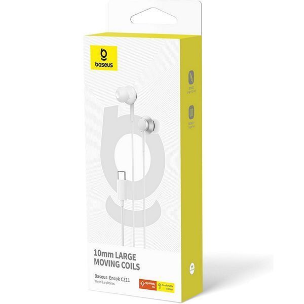 гарнітура Type-C BASEUS Encok CZ11 White (A00164300213-Z1) A00164300213-Z1 фото