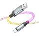 кабель USB&rarr;Lightning Hoco U112 Shine 1 метр 2.4A Gray 6931474788801 фото 2
