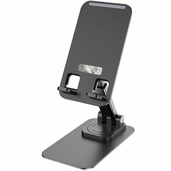 Тримач для мобільного HOCO PH50 Ivey folding rotatable desktop holder Black 6931474782861 фото