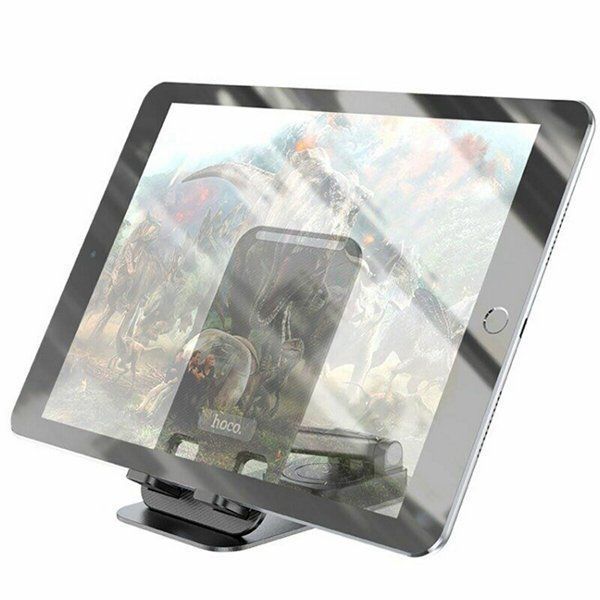 Тримач для мобільного HOCO PH50 Ivey folding rotatable desktop holder Black 6931474782861 фото