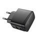 МЗП 1*Type-C + 1*USB 30 Watt Hoco CS61A Bright PD/QC Black 6942007638425 фото 3
