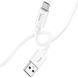 Кабель usb AM-microUSB Hoco X87 Magic silicone 1 метр 2.4A White 6931474783226 фото 1