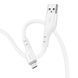 Кабель usb AM-microUSB Hoco X97 Crystal color Silicone 1 метр 2.4А White 6931474799838 фото 1