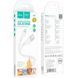 Кабель usb AM-microUSB Hoco X97 Crystal color Silicone 1 метр 2.4А White 6931474799838 фото 2