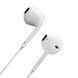 гарнітура для мобіл BOROFONE BM30 Original series wire control earphones White, вкладиші BM30W фото 2