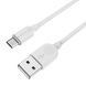 Кабель usb AM-microUSB Borofone BX14 LinkJet 1 метр White 6957531089988 фото 1