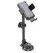 Автотримач HOCO механічний H27 Rock push-type, center console Black gray 6942007608923 фото 4