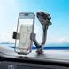 Автотримач HOCO механічний H27 Rock push-type, center console Black gray 6942007608923 фото 5